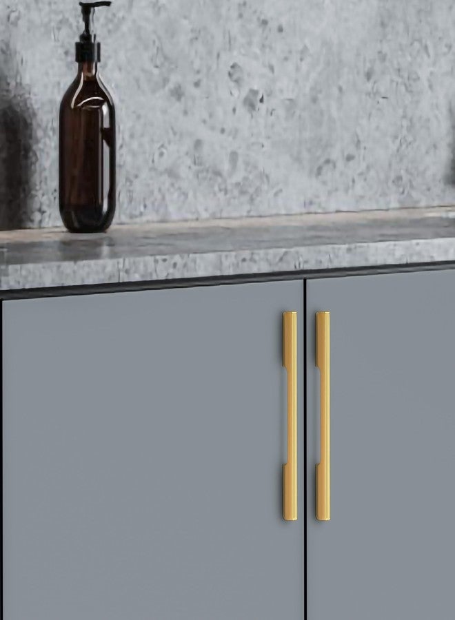 HARMONUS ,Fancy Aluminium Kitchen Cabinet Handle/Pull Handle/Door Handle/Drawer Handle,PVD Gold Finish, Aluminium Alloy, 24 INCH, 4 PCS HCPVDGOLDSAC-35-4-24 INCH - Image 2